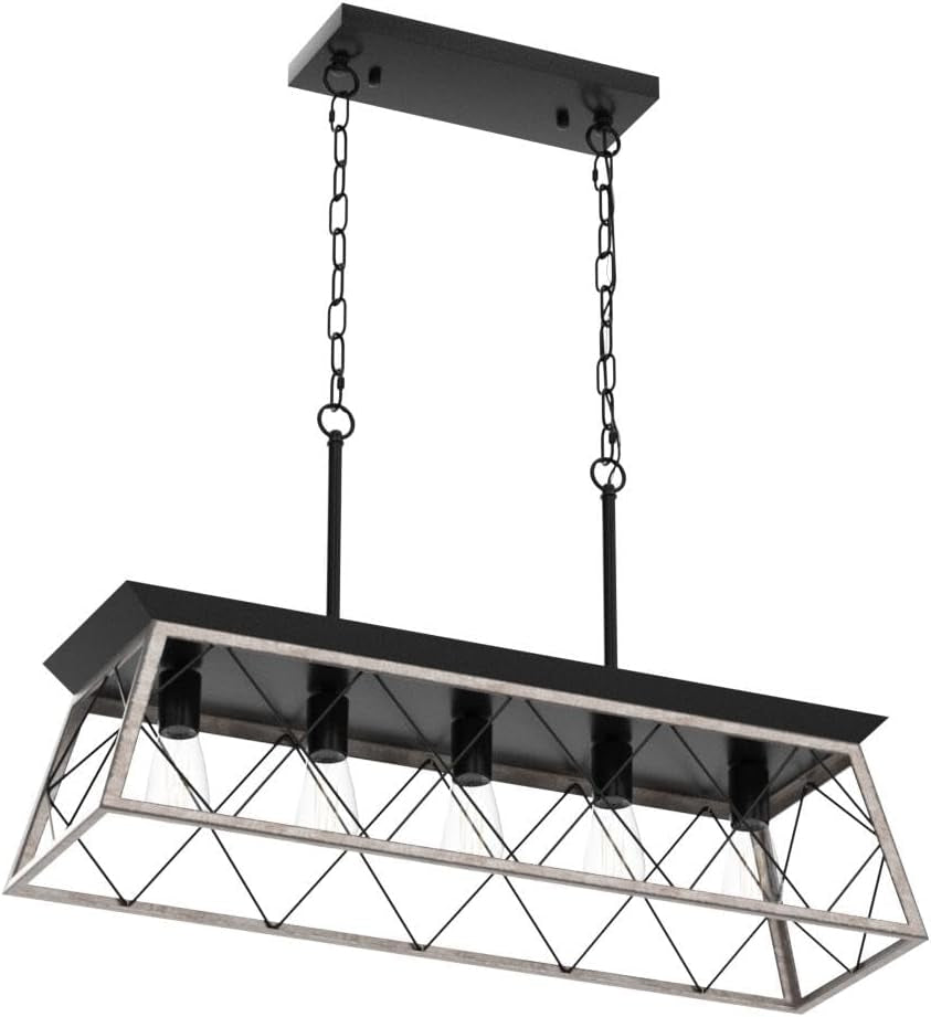 Farmhouse Rustic Vintage Dining Room Chandelier