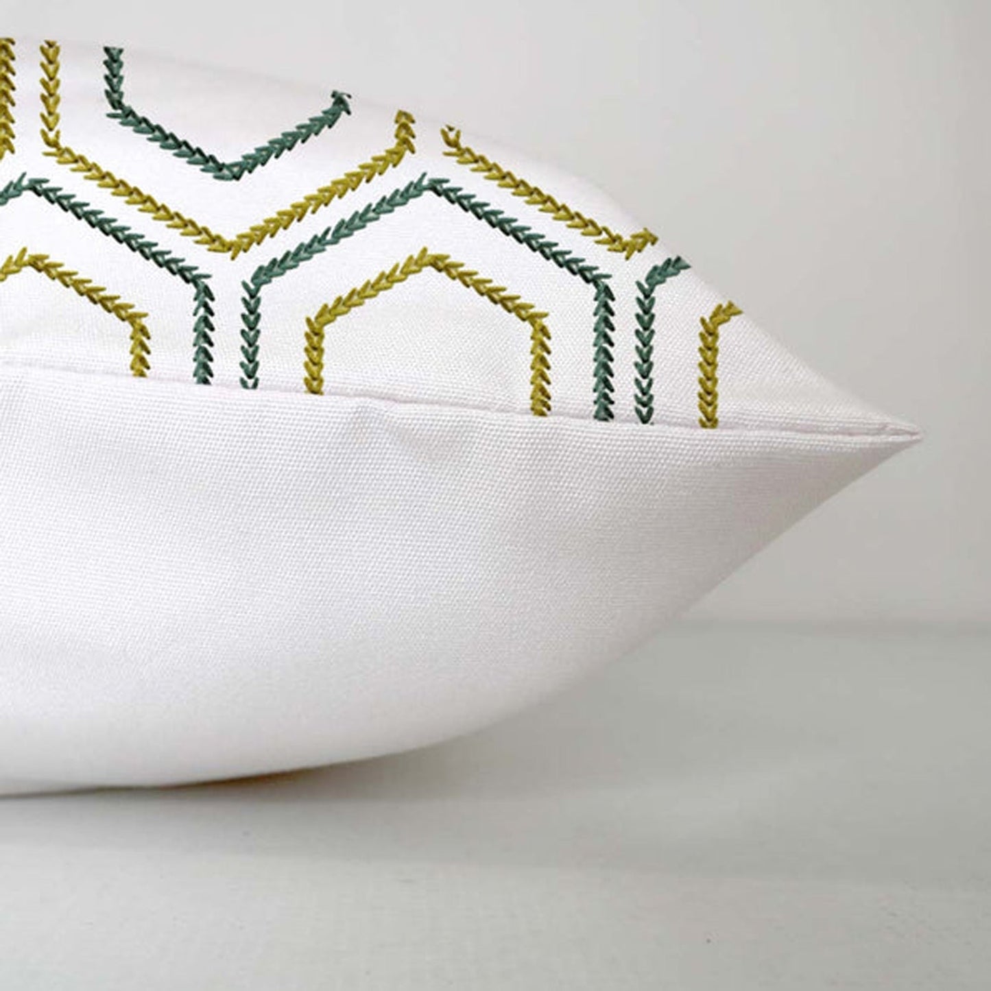 Cotton Linen Fabric Set of 4 Pillows